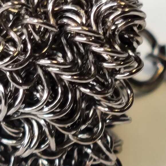 Black Cube Drop Dangle Earrings - Picture 6 of 14